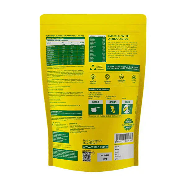 Fast&UP Plant Protein 900 Gm