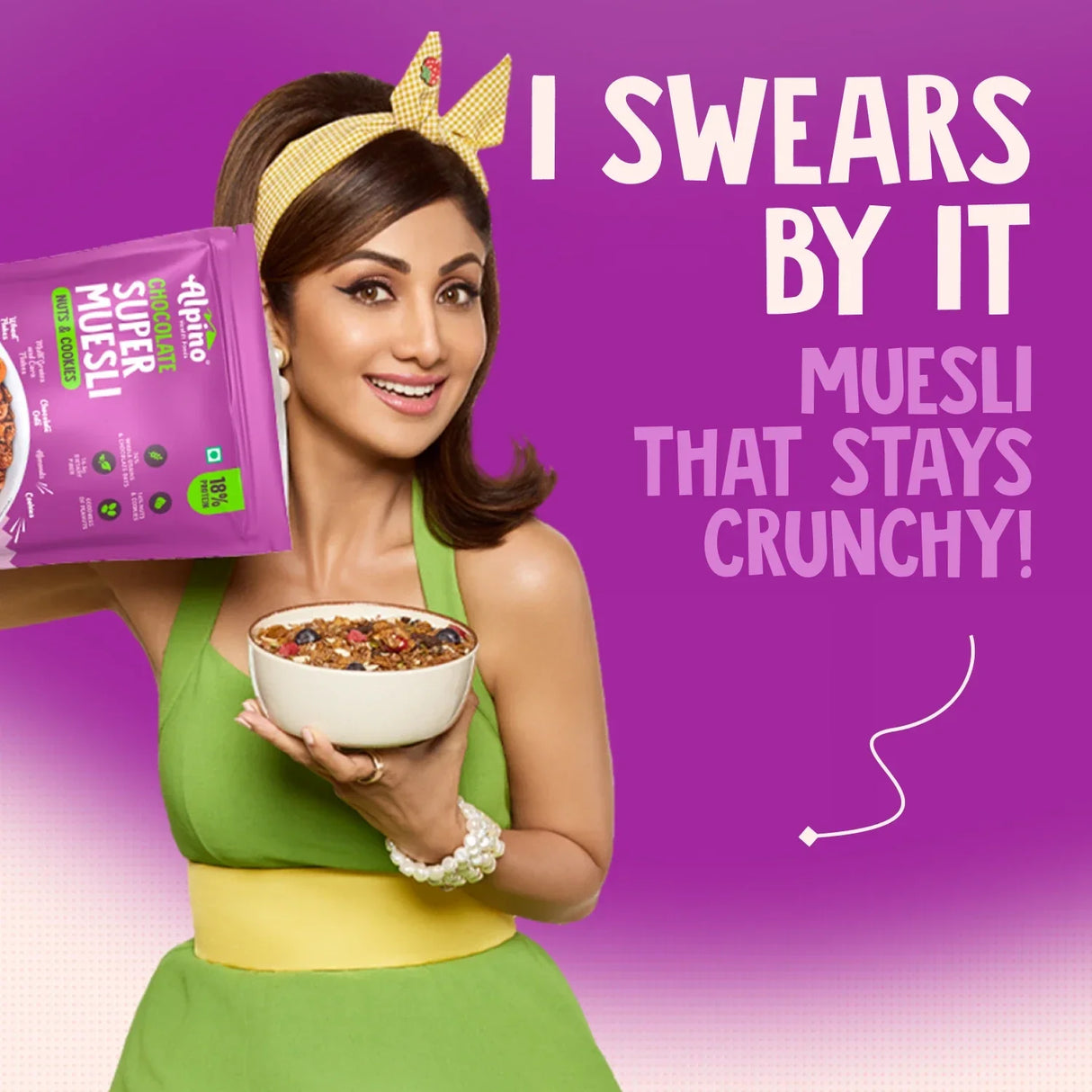 Alpino Super Muesli (Whole Grain Breakfast Cereal) - 400 gm