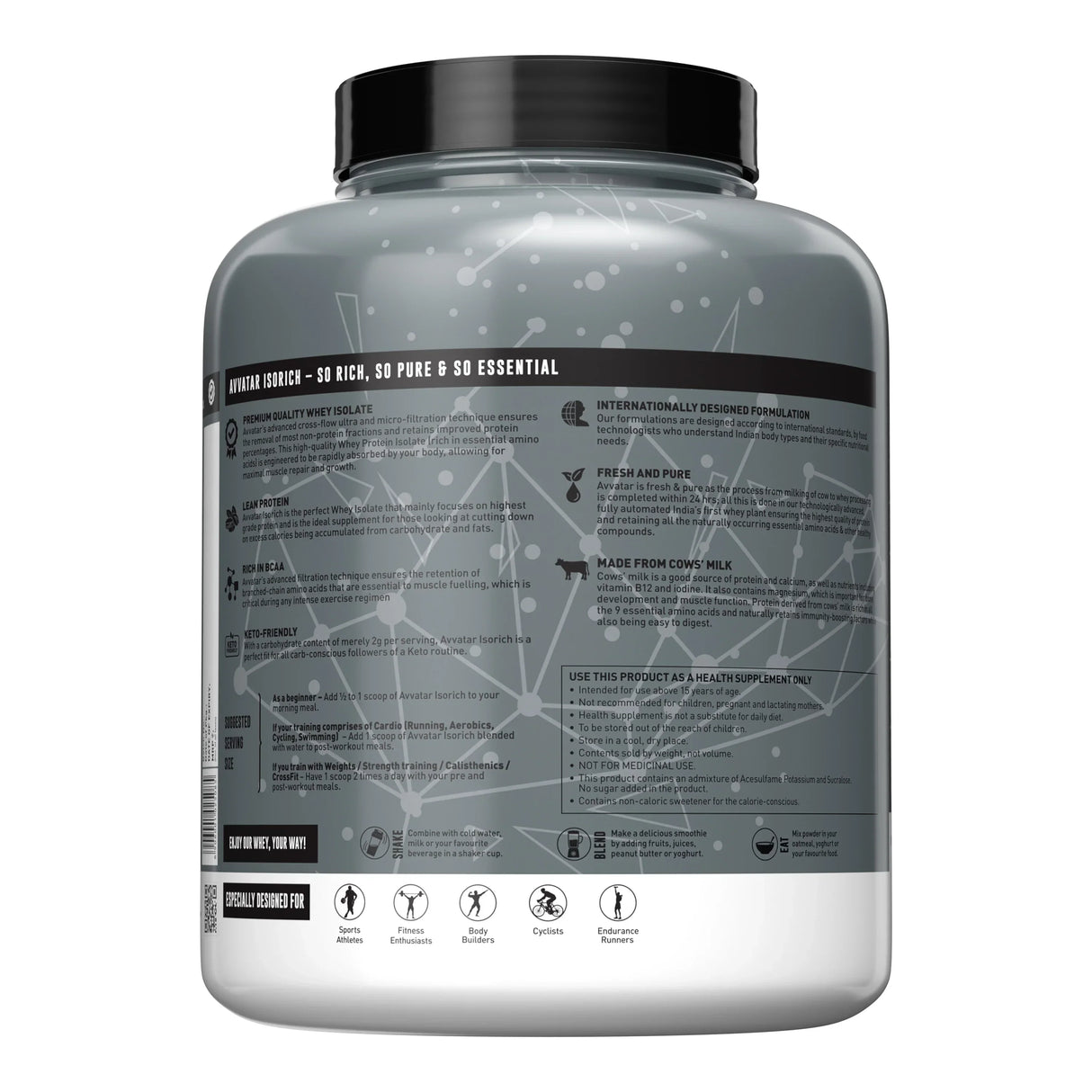 Avvatar Isorich Whey Protein Isolate - 2 kg