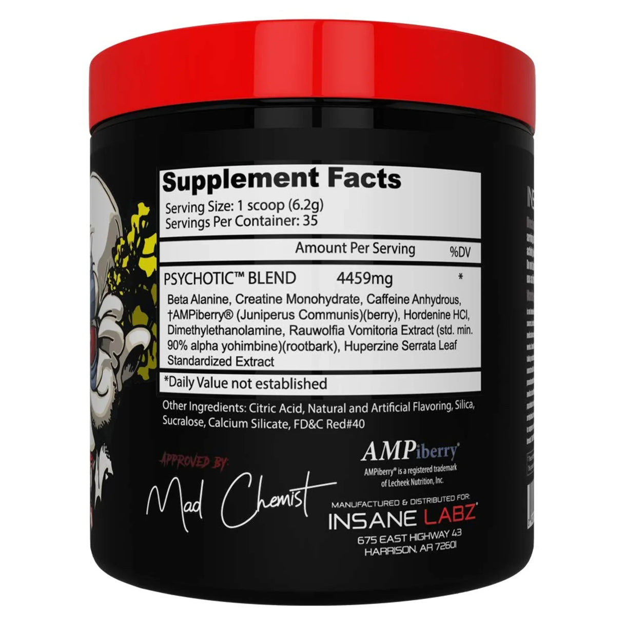 Insane Labz Psychotic Pre-Workout - 35 Servings
