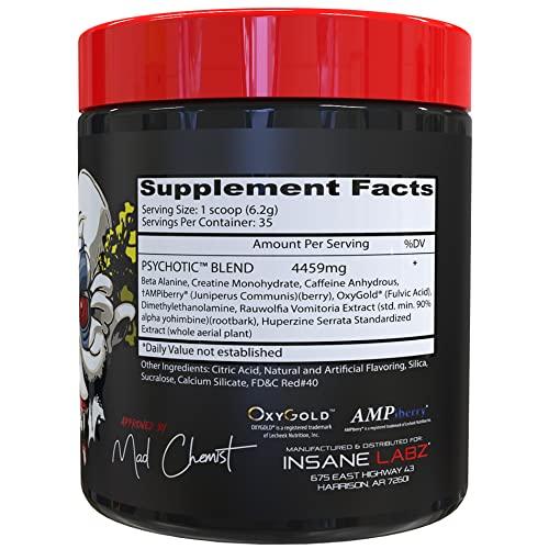 Insane Labz Psychotic Pre-Workout - 35 Servings