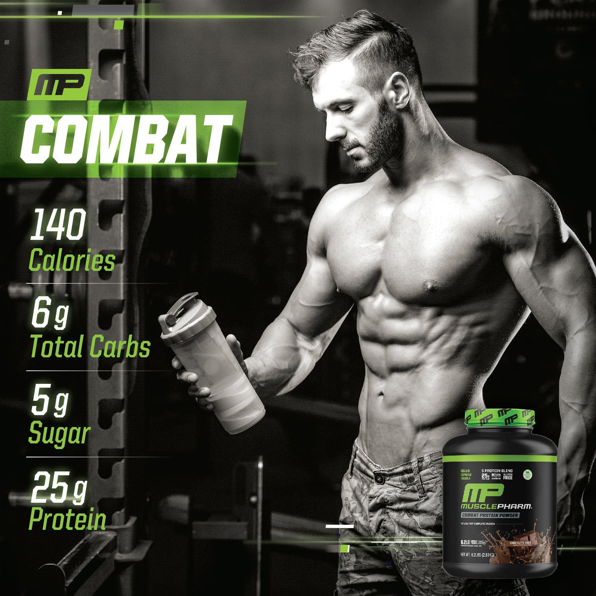 MusclePharm Combat Powder Blend- 6.2 Lbs