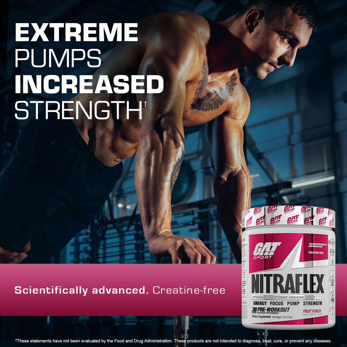 GAT Nitraflex Pre-Workout - 30 Servings