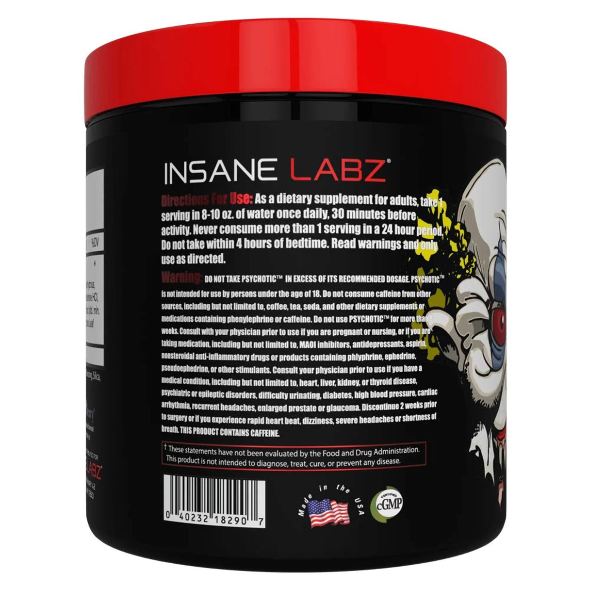 Insane Labz Psychotic Pre-Workout - 35 Servings