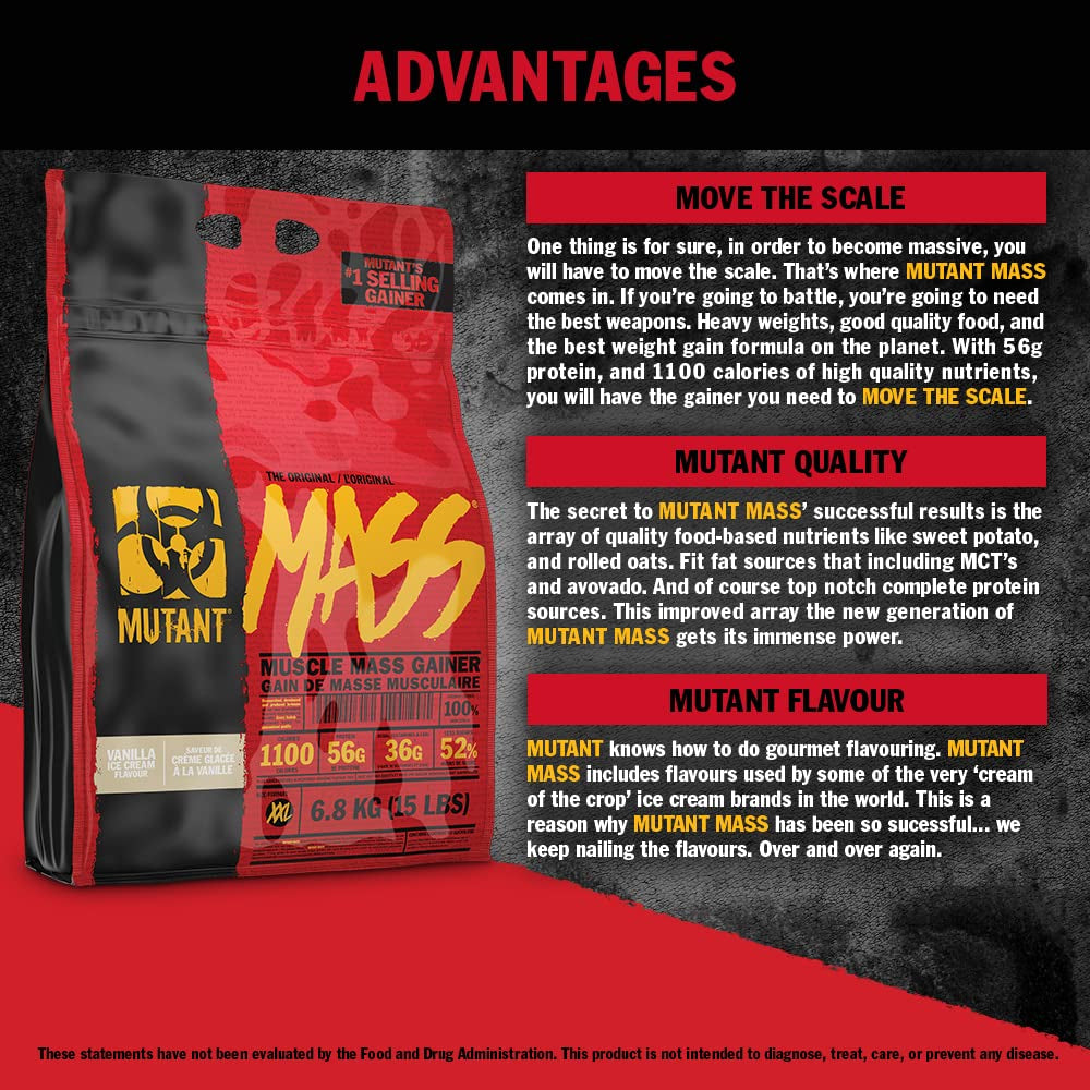 Mutant Mass Gainer 15 Lbs