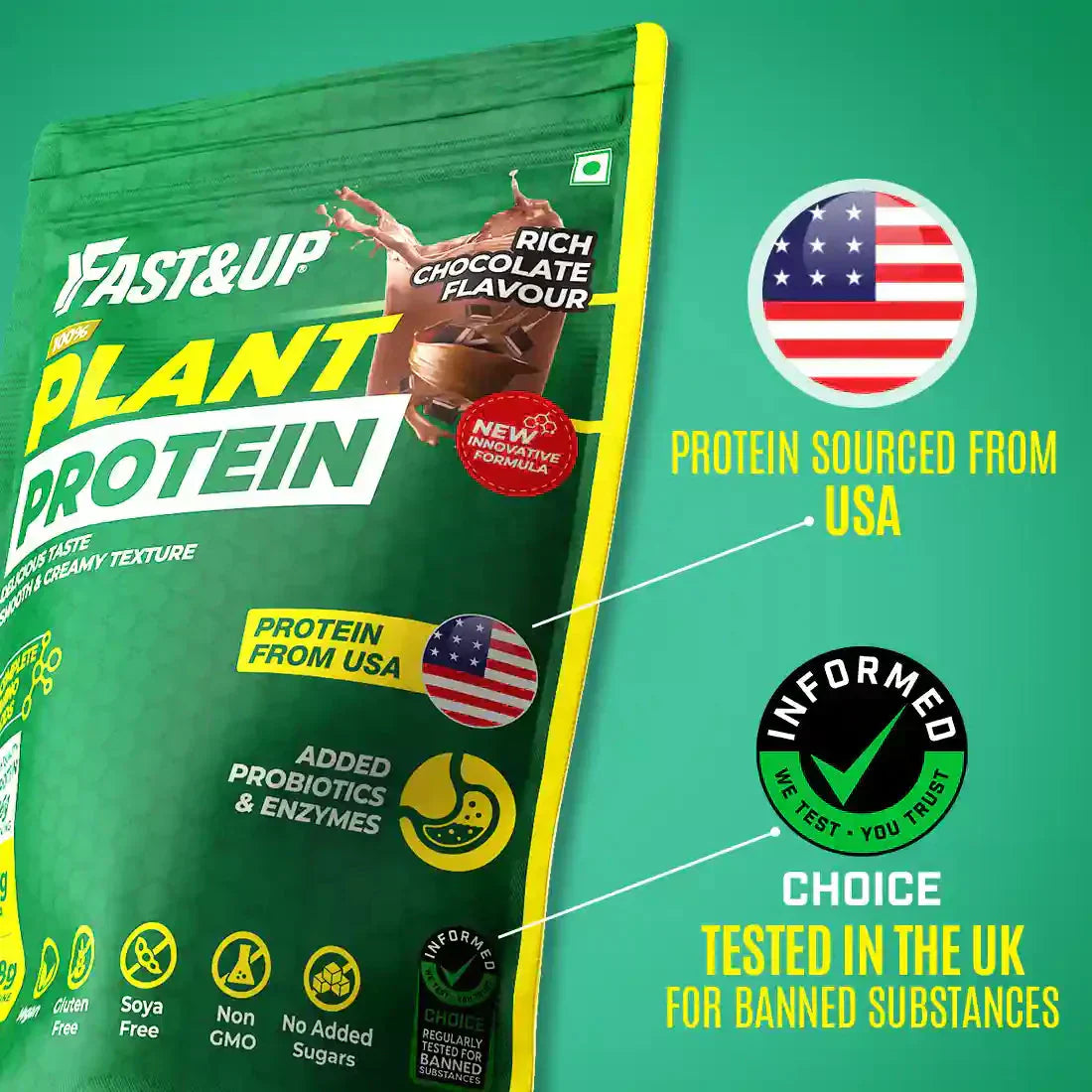 Fast&UP Plant Protein 900 Gm