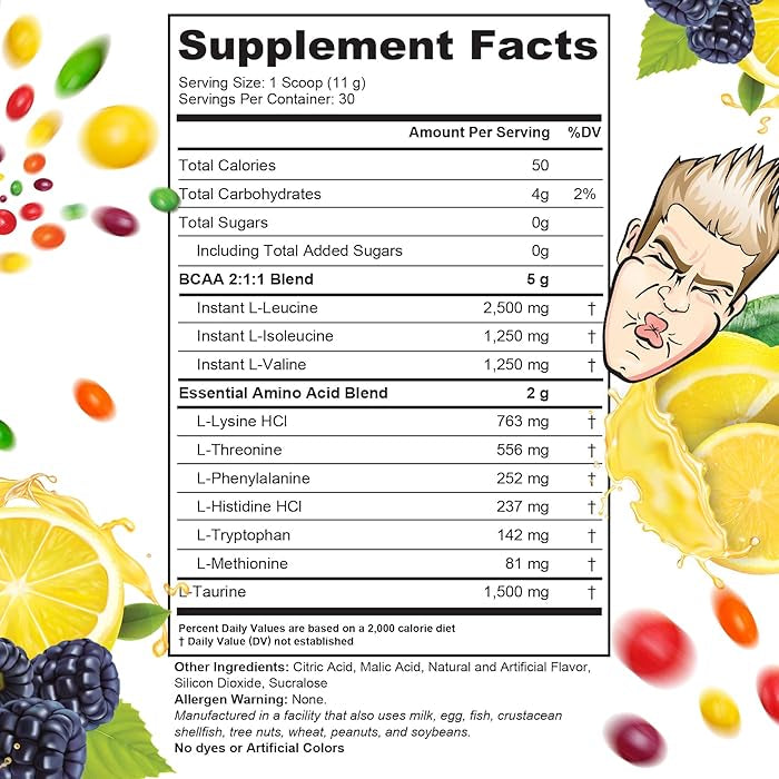 Cutler Nutrition Generate EAA and BCAA Powder - 30 Servings