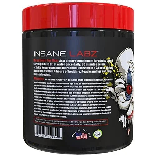 Insane Labz Psychotic Pre-Workout - 35 Servings