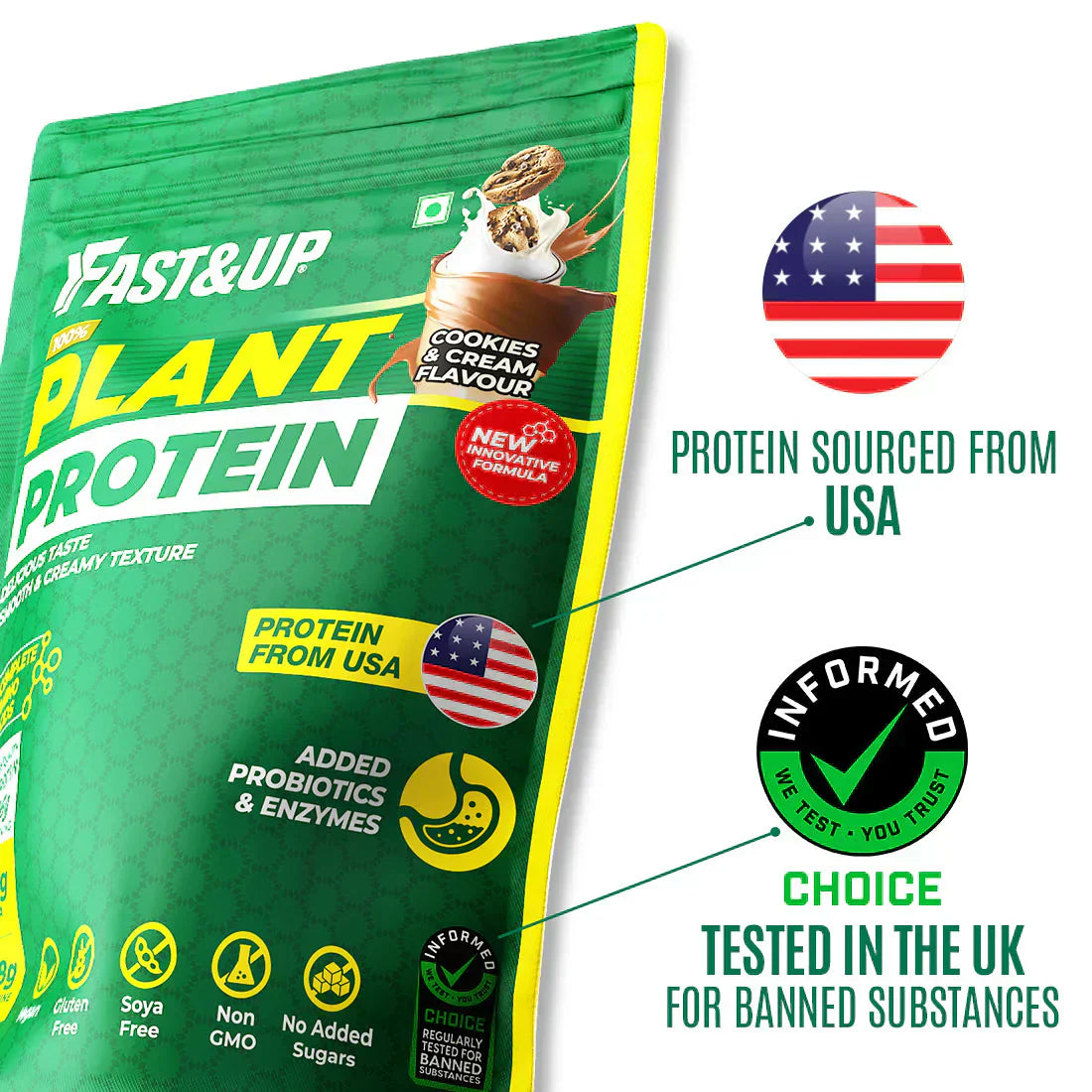 Fast&UP Plant Protein 900 Gm