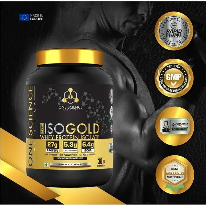 One Science ISO Gold Whey Protein Isolate - 2 Lbs