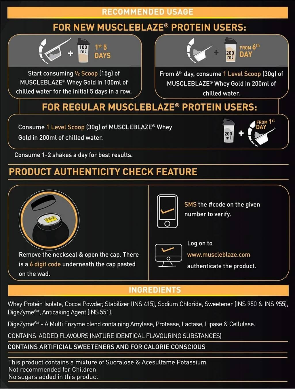 MuscleBlaze Whey Gold 100% Whey Isolate 2 Kg