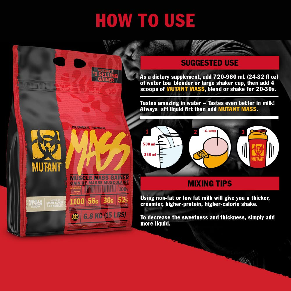 Mutant Mass Gainer 15 Lbs