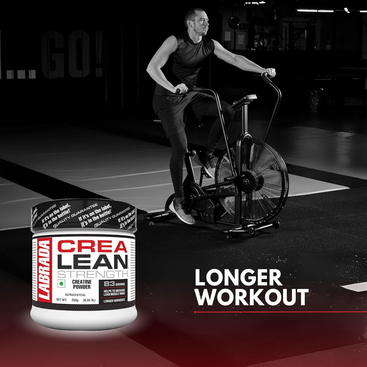 Labrada Crealean 3g Creatine Monohydrate, 83 Servings