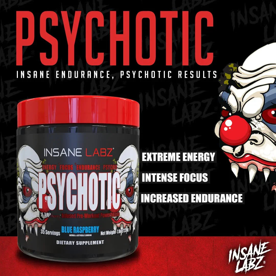 Insane Labz Psychotic Pre-Workout - 35 Servings