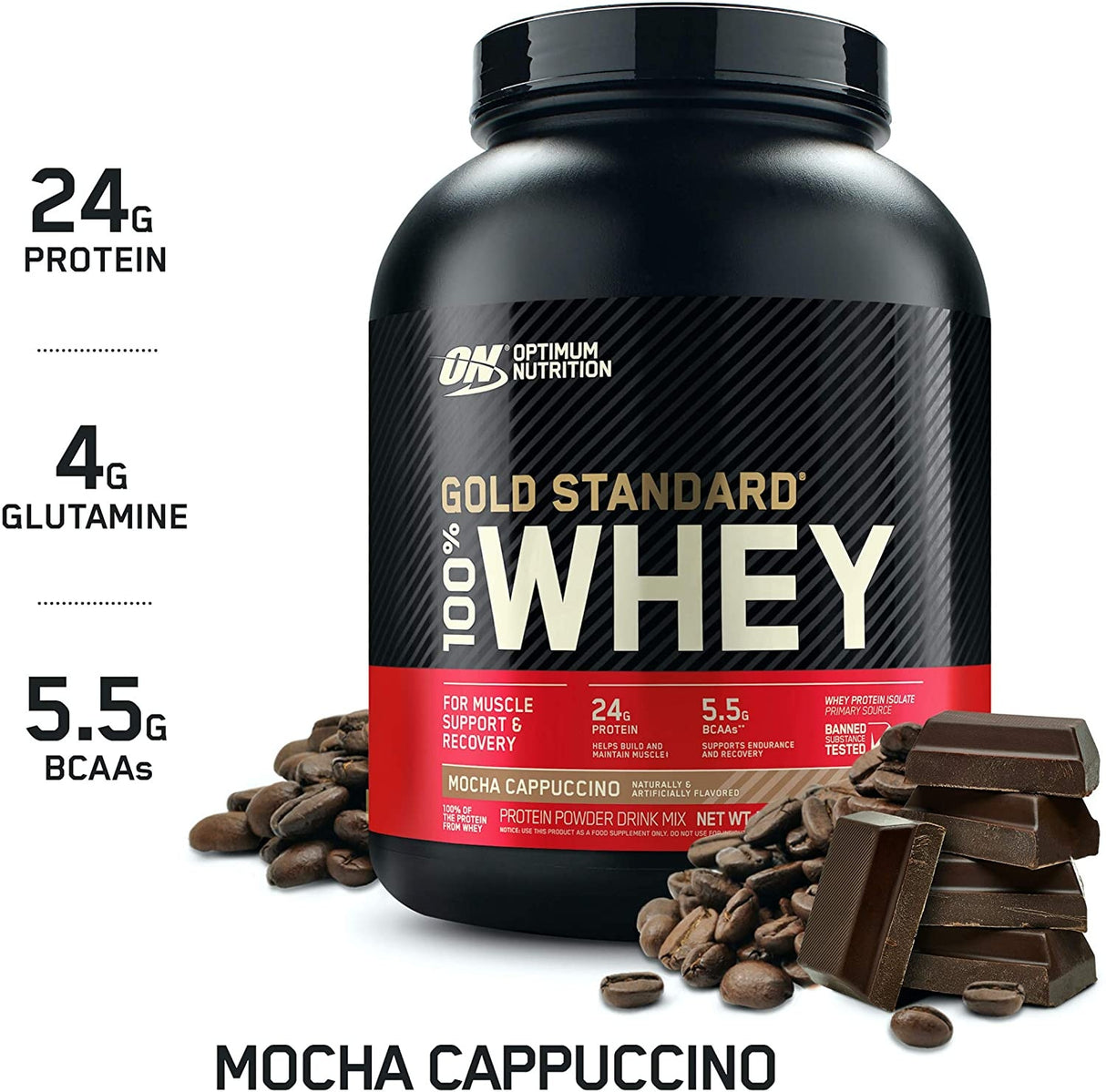 Optimum Nutrition (ON) Gold Standard 100% Whey 5 Lbs (Imported)