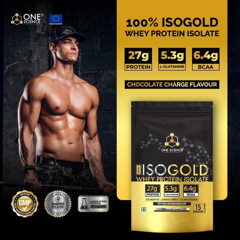 One Science ISO GOLD Whey Protein Isolate - 1 Lbs