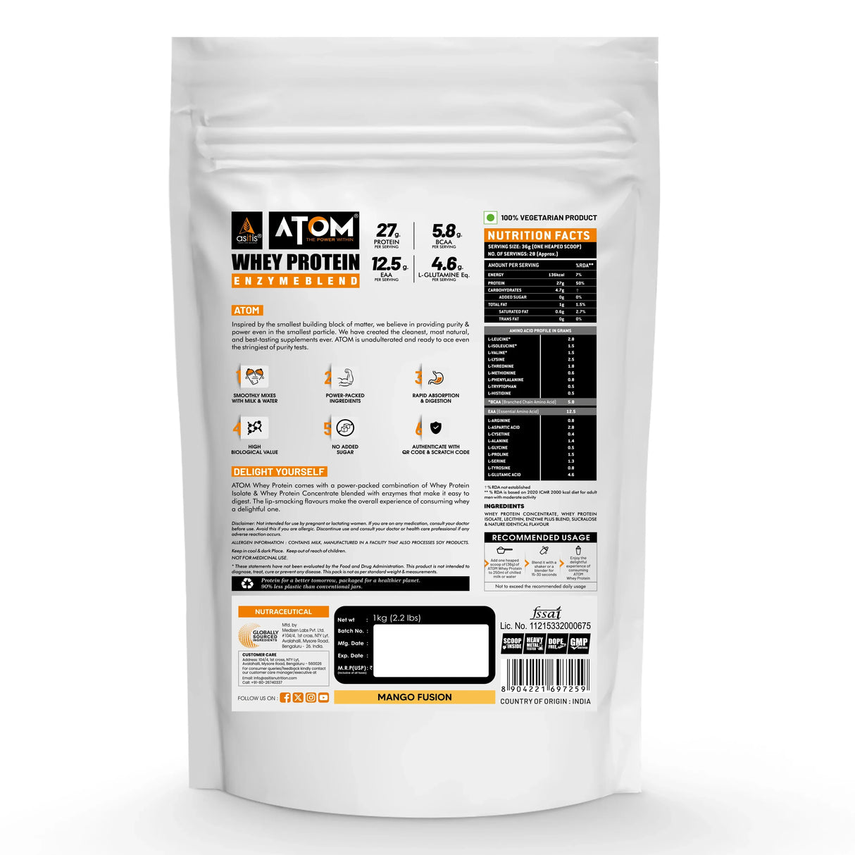 AS-IT-IS Atom Whey Protein
