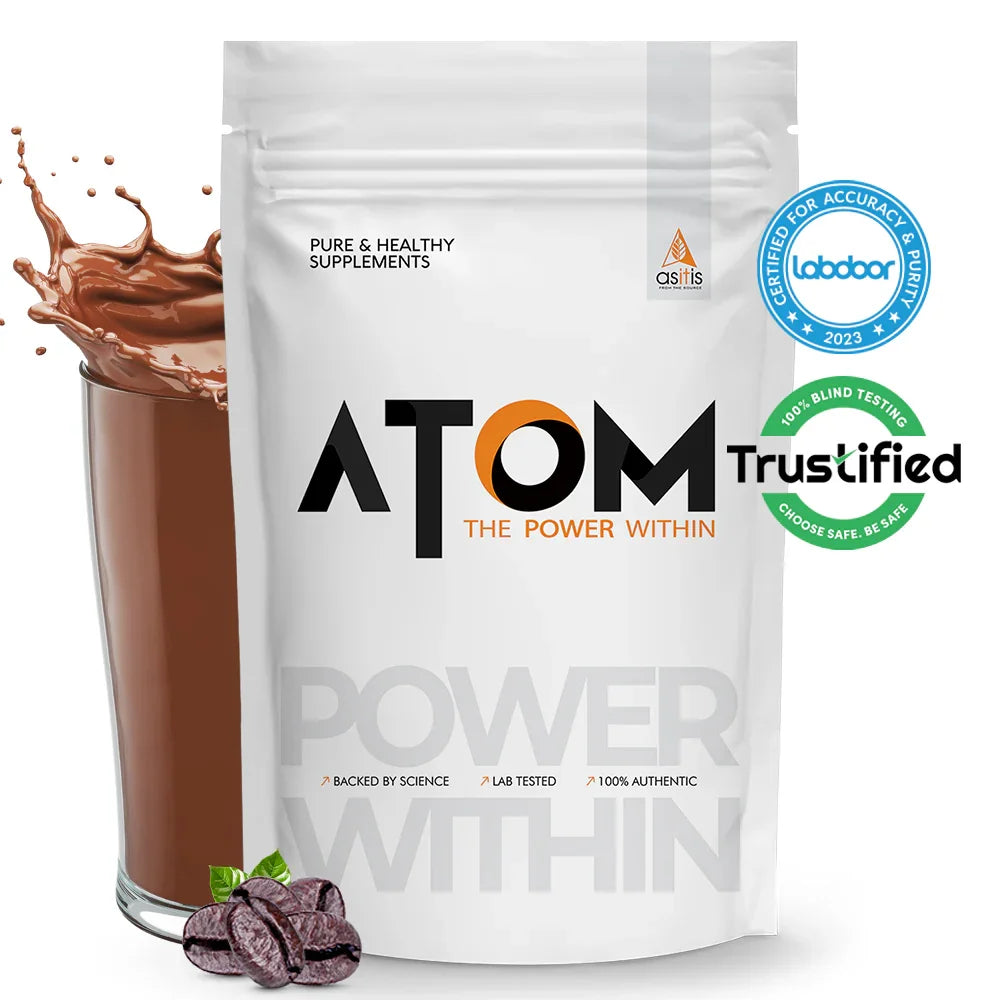 AS-IT-IS Atom Whey Protein with Digestive Enzymes - 1 kg (2.2 Lbs)