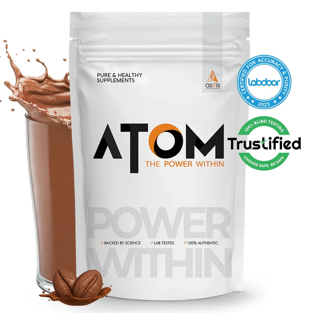 AS-IT-IS Atom Whey Protein with Digestive Enzymes - 1 kg (2.2 Lbs)