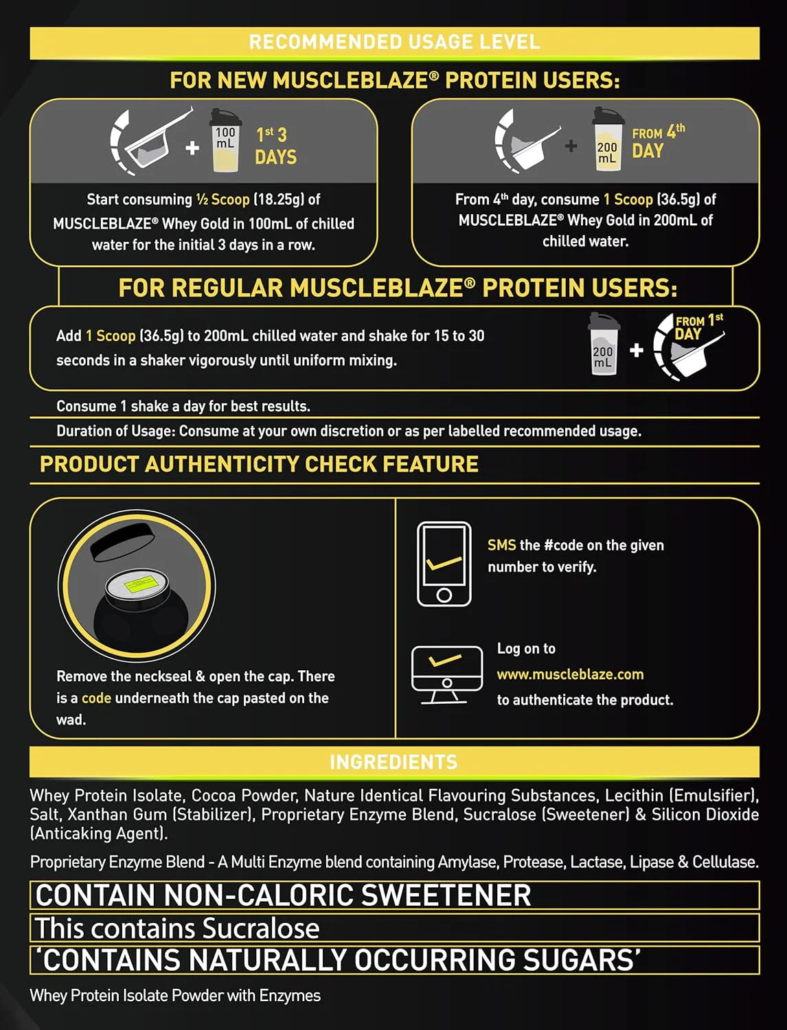 MuscleBlaze Whey Gold 100% Whey Isolate 2 Kg