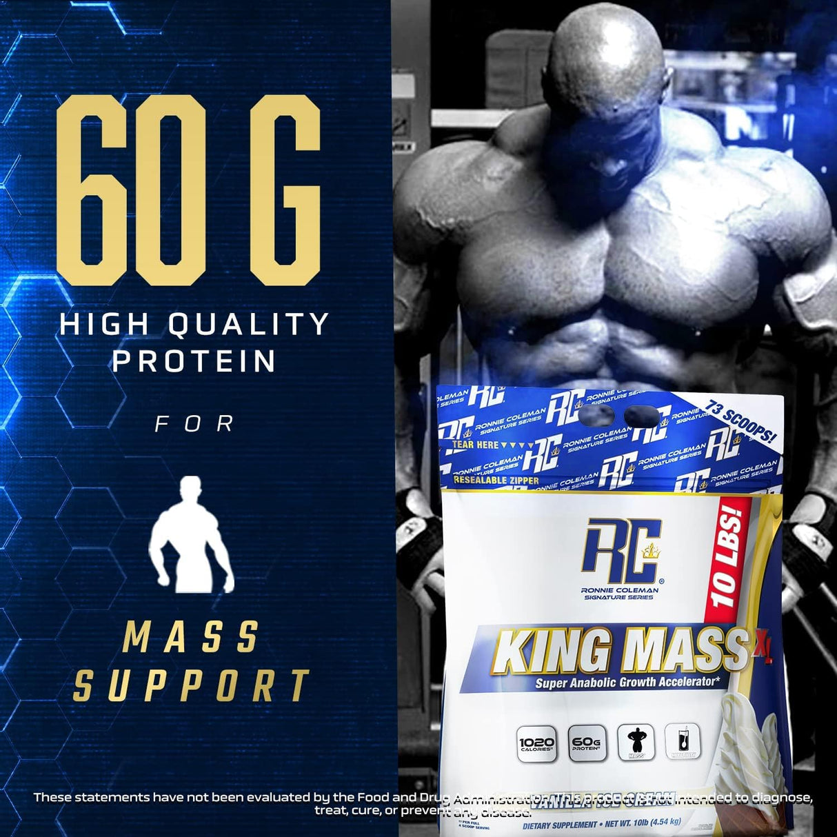 Ronnie Coleman Signature Series King Mass XL - 10 Lbs (Near Expiry)