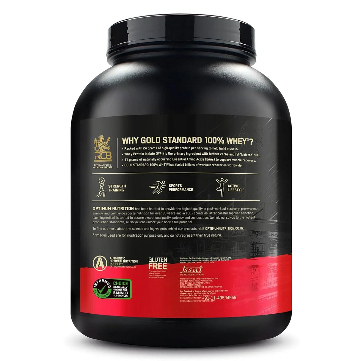 Optimum Nutrition (ON) Gold Standard 100% Whey 5 Lbs