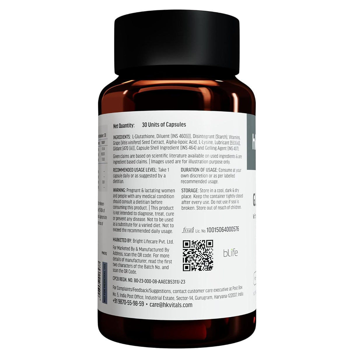HK Vitals Skin Glutathione 30 capsules