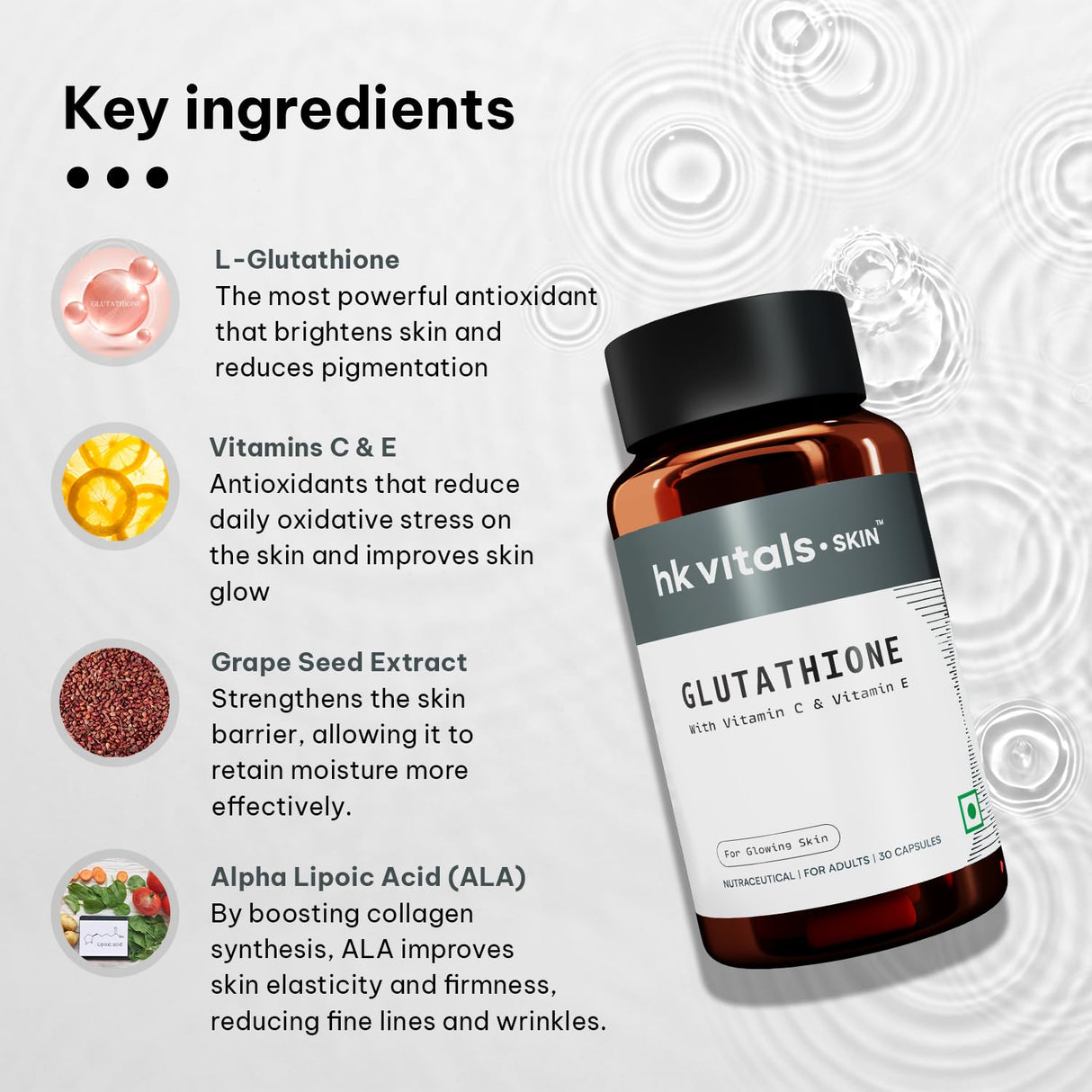 HK Vitals Skin Glutathione 30 capsules