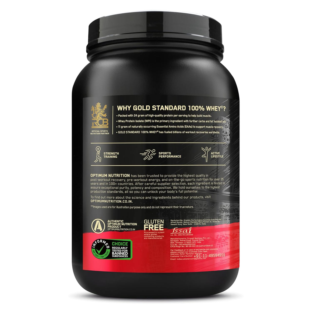 Optimum Nutrition (ON) Gold Standard 100% Whey 2 Lbs