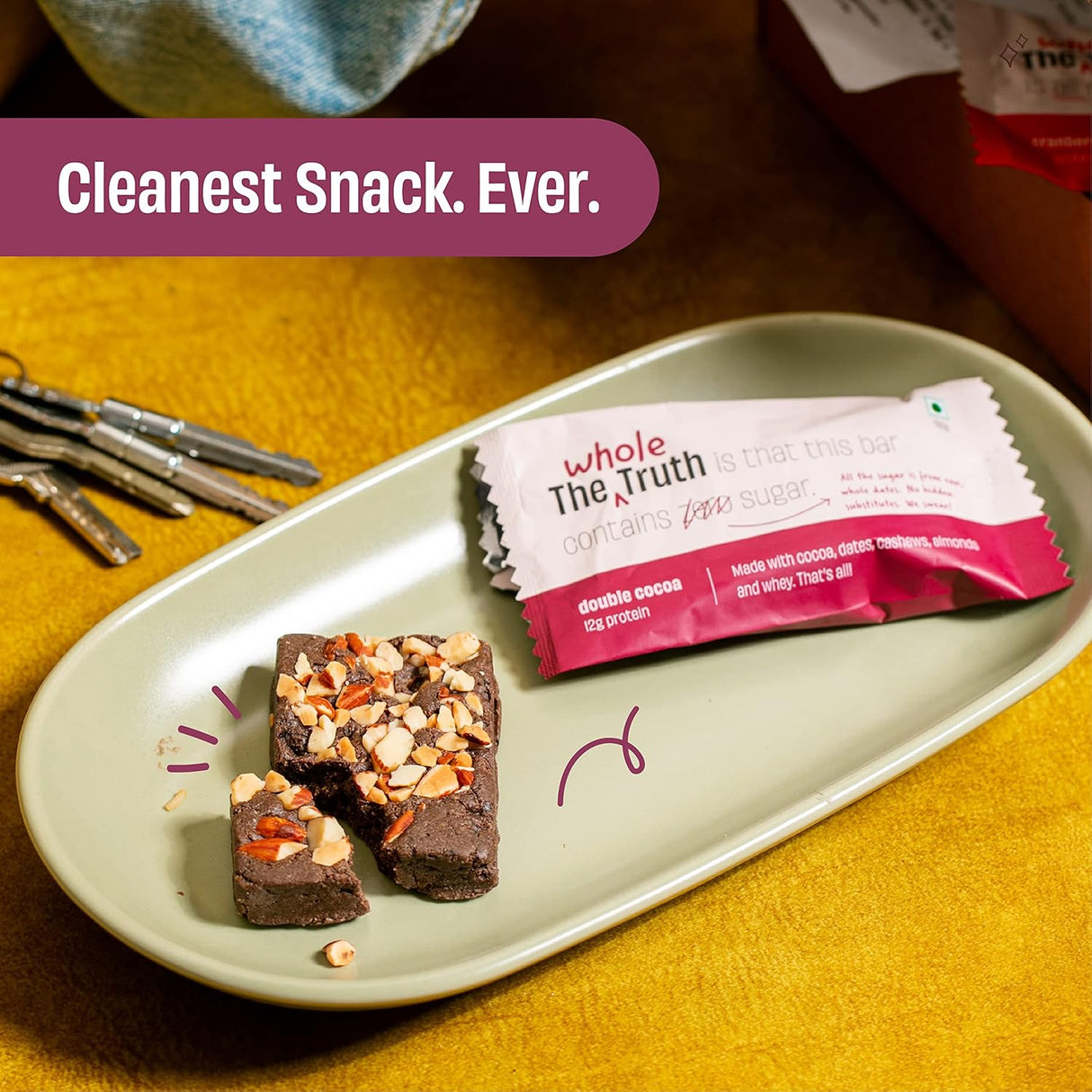 The Whole Truth Protein Bar - 52g