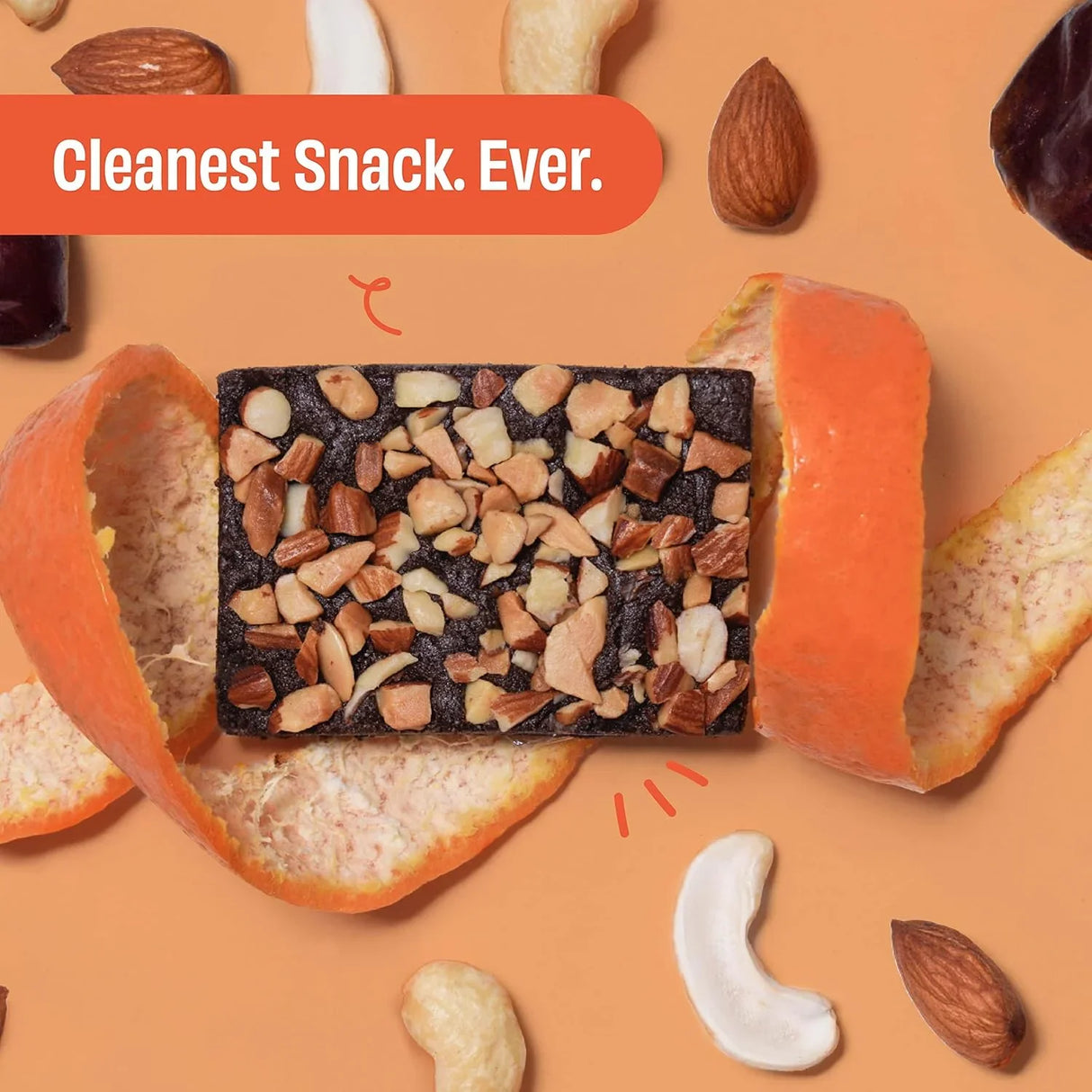 The Whole Truth - Protein Bars | Pack of 6 x 52g each | No Added Sugar | No Preservatives | No Artificial Sweeteners