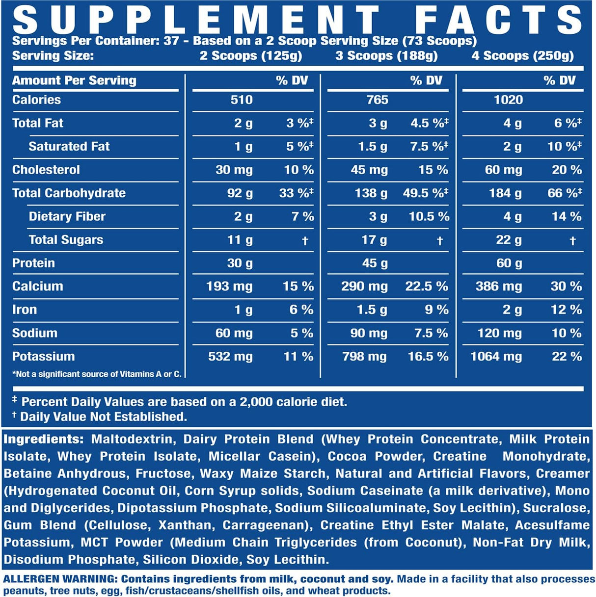 Ronnie Coleman Signature Series King Mass XL - 10 Lbs (Near Expiry)