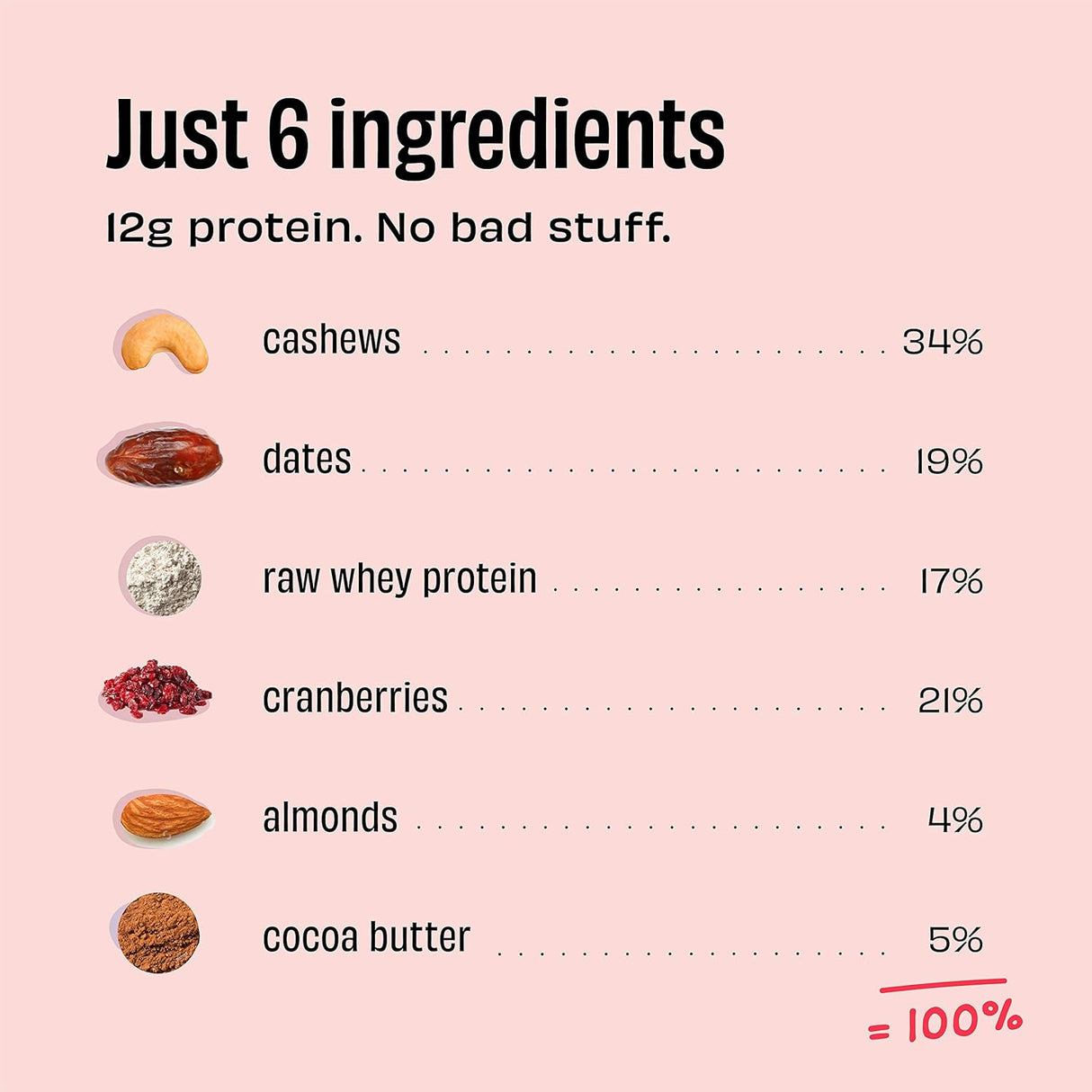 The Whole Truth Protein Bar - 52g