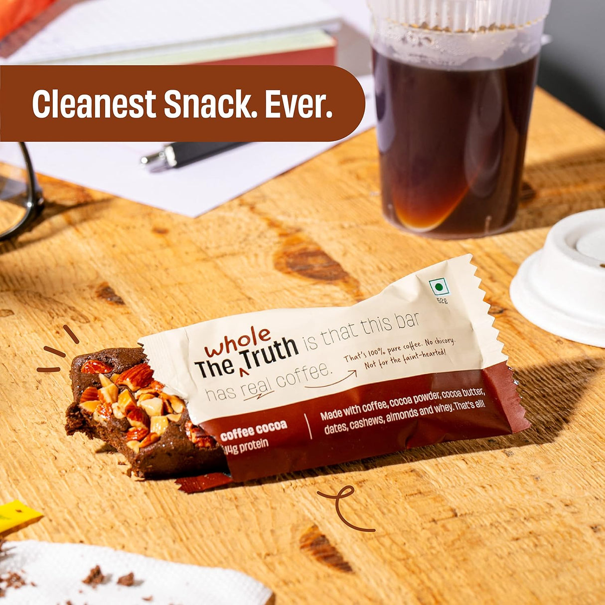 The Whole Truth Protein Bar - 52g