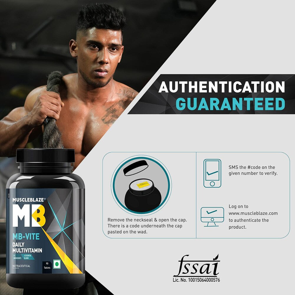 MuscleBlaze MB-VITE Daily Multivitamin - 90 Tablet