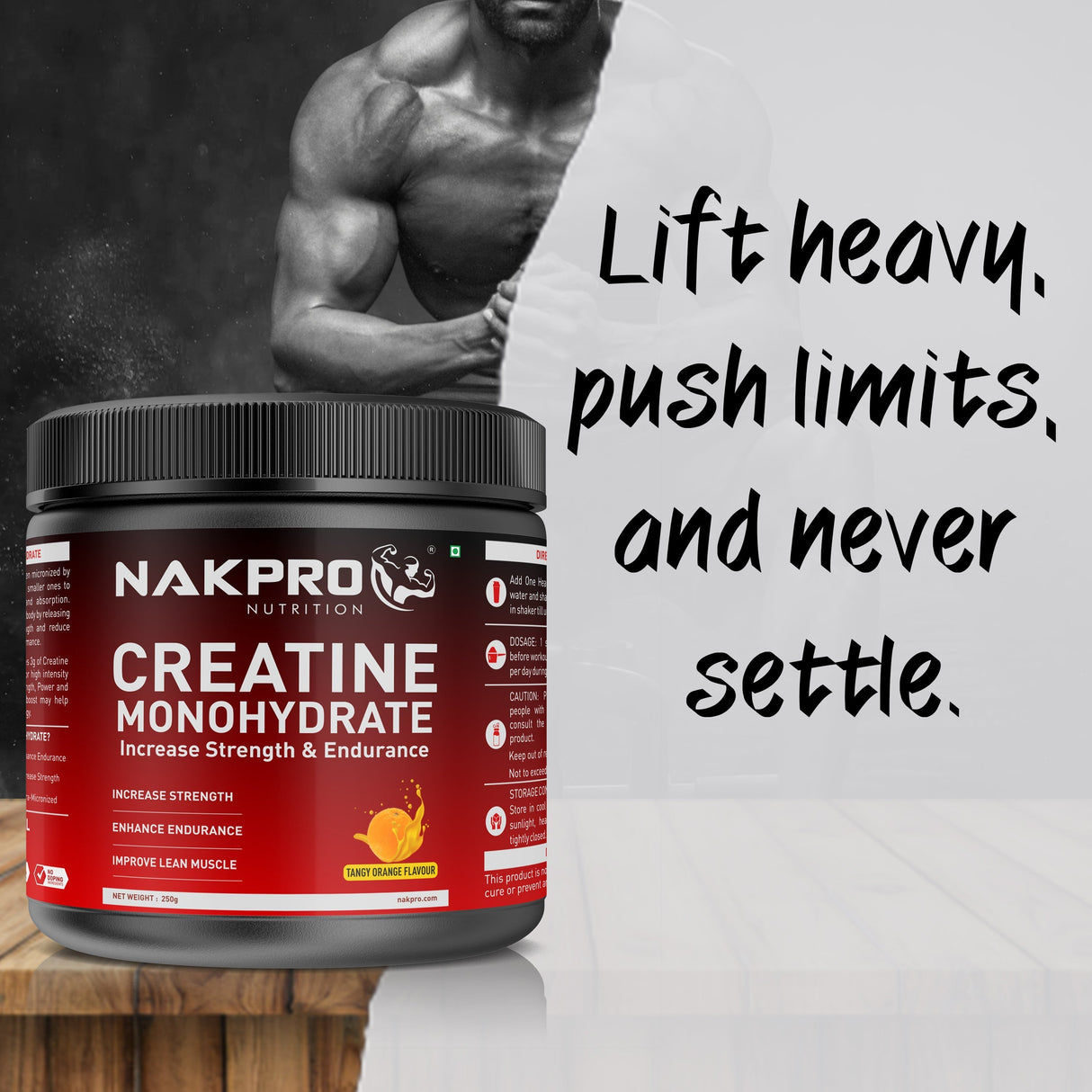 NAKPRO Creatine Monohydrate Jar 100 G