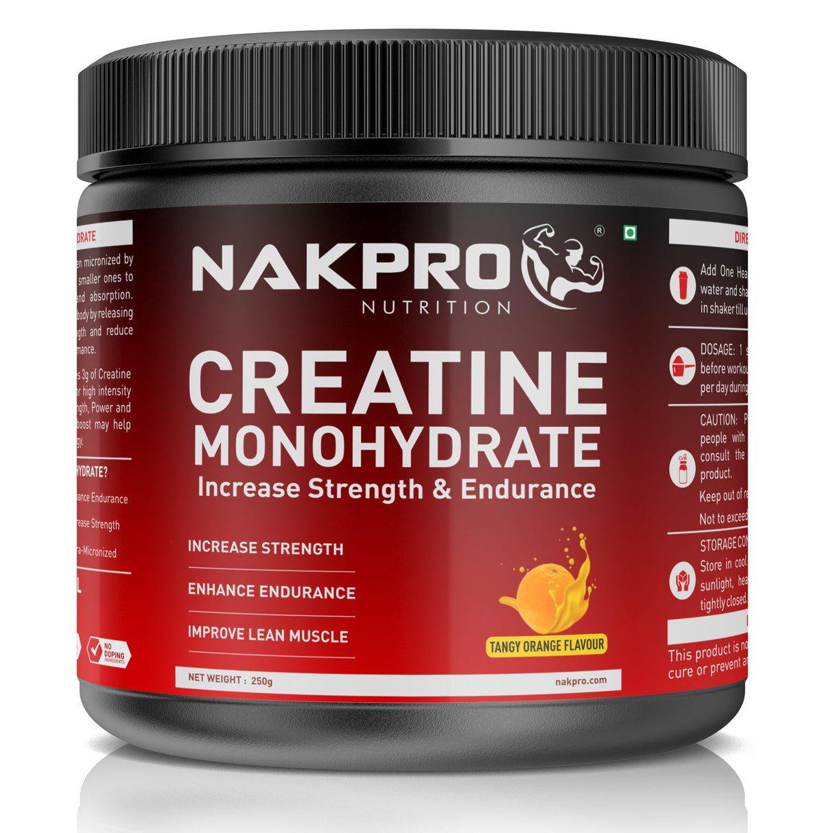 NAKPRO Creatine Monohydrate Jar 100 G