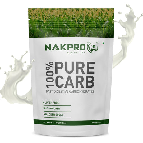 NAKPRO 100 % Pure Carb 1.5 Kg