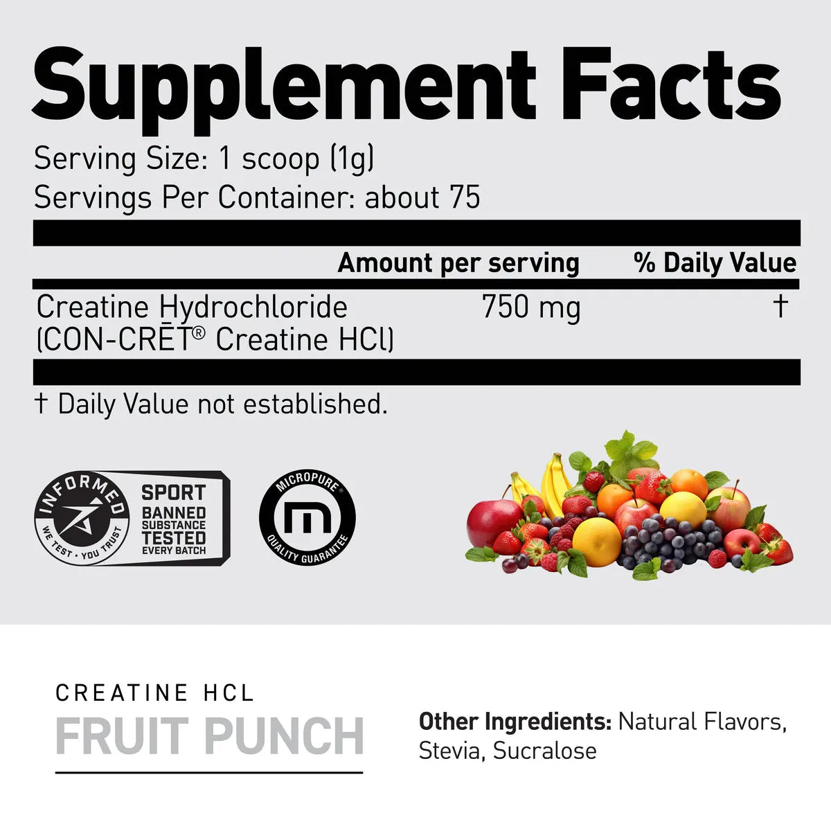 Kaged Creatine HCL, 75 Servings - 75 Gm