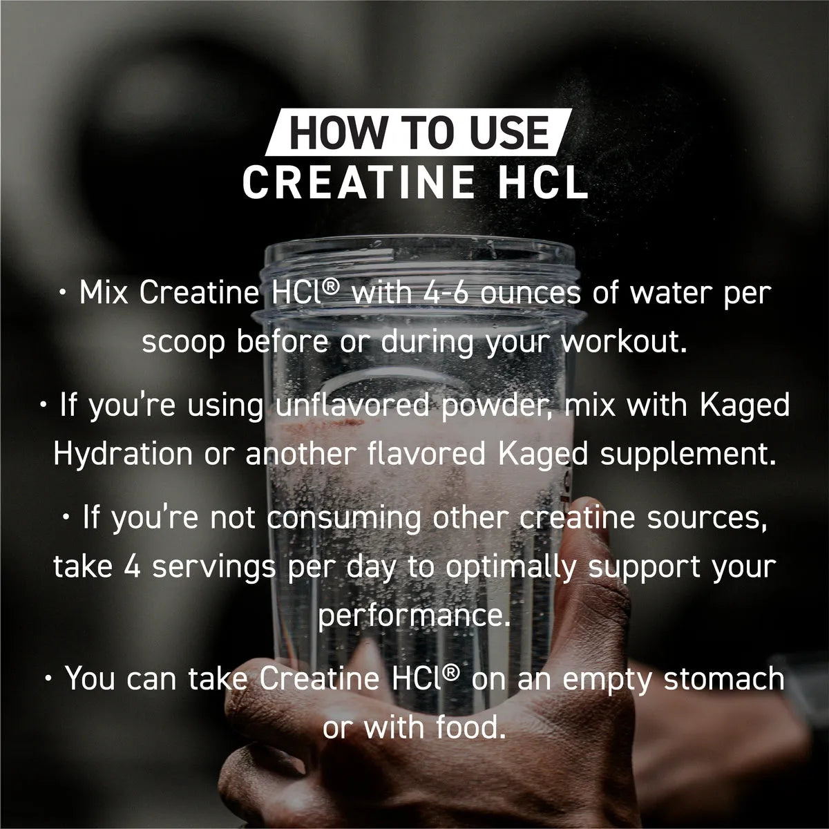 Kaged Creatine HCL, 75 Servings - 75 Gm