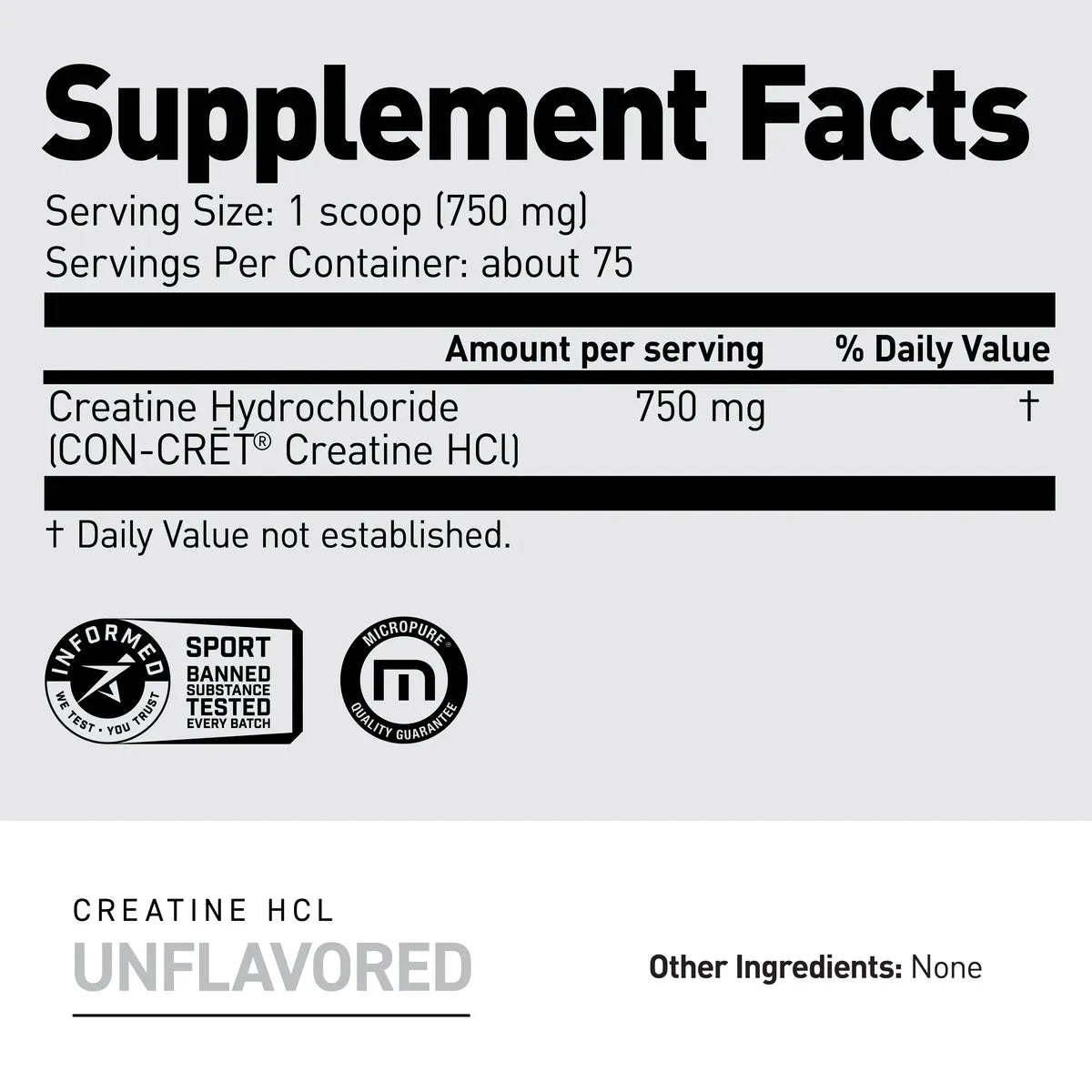 Kaged Creatine HCL, 75 Servings - 75 Gm