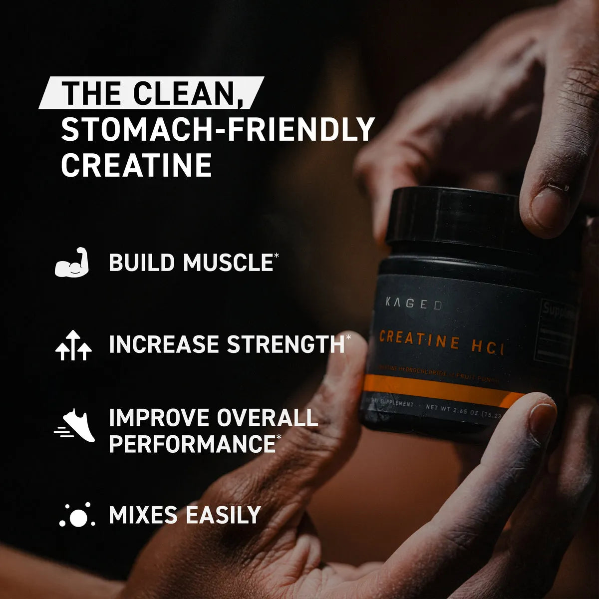 Kaged Creatine HCL, 75 Servings - 75 Gm