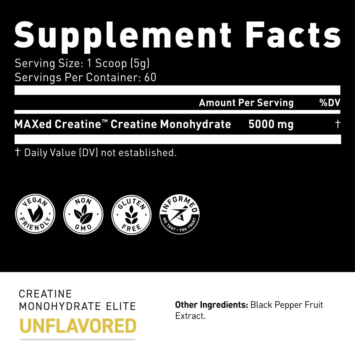 Kaged Creatine Mono Elite - 60 Servings