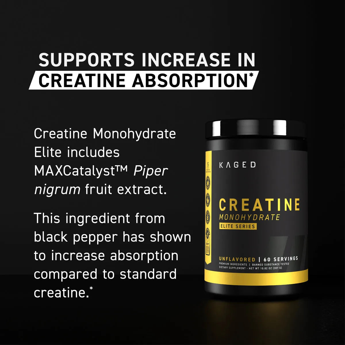 Kaged Creatine Mono Elite - 60 Servings