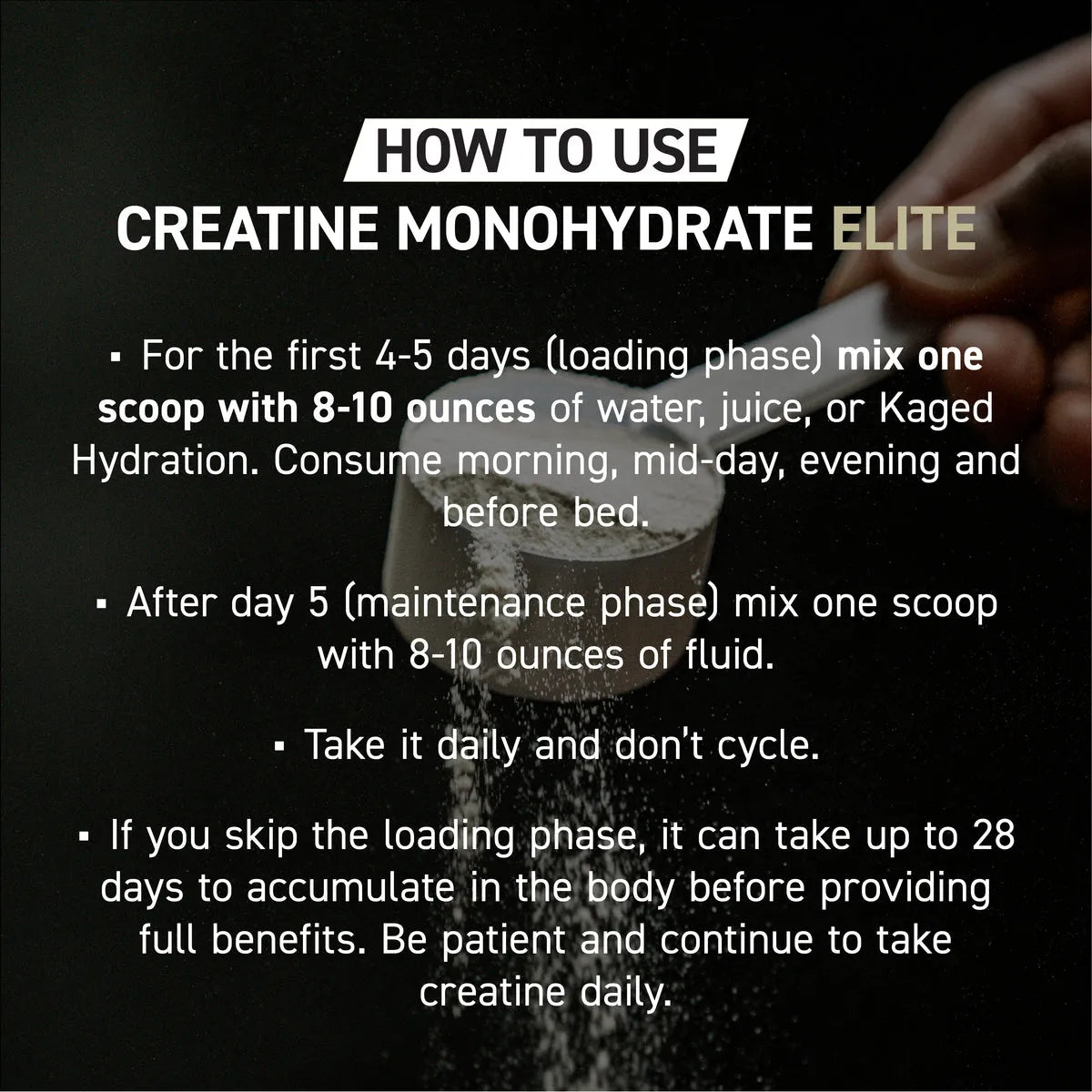 Kaged Creatine Mono Elite - 60 Servings