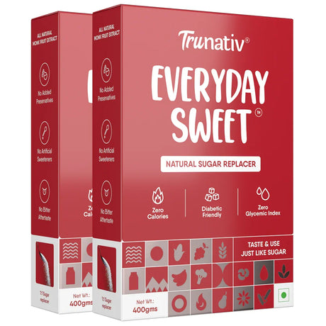 TruNativ Everyday Sweet, Monk Fruit Sweetener, 800g (Pack of 2)