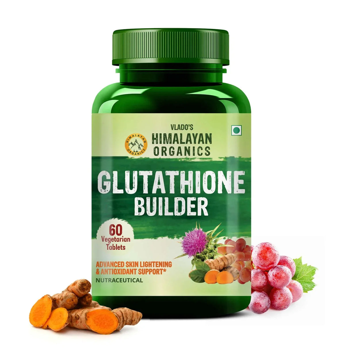 Himalayan Organics, Glutathione Builder Vitamin C E B6 Curcumin