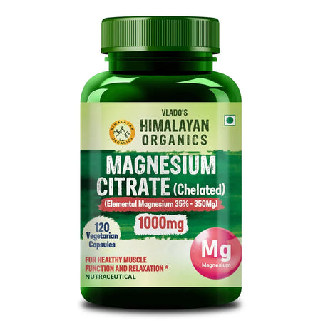 Himalayan Organics, Magnesium Citrate (Chelated), 1000mg
