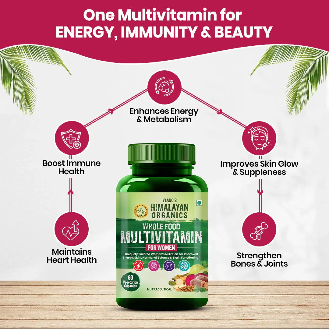 Himalayan Organics, Whole Food Multivitamin for Women
