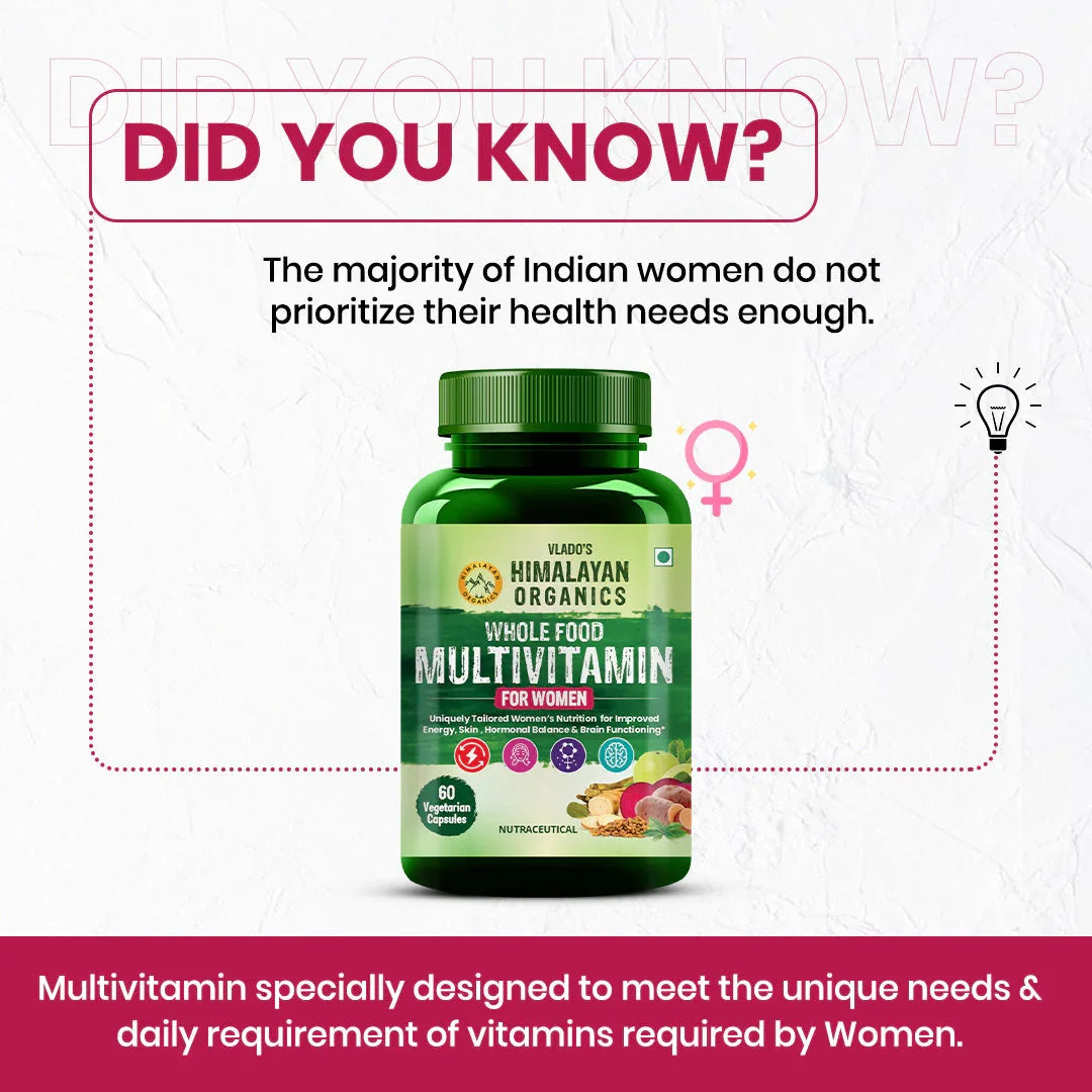 Himalayan Organics, Whole Food Multivitamin for Women